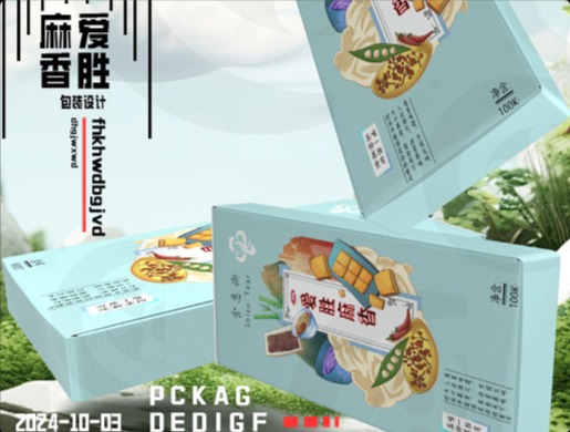 食嗯撕，愛勝麻香包裝設計